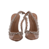 Beige Embellished Stones Peep-toe (Size 37)