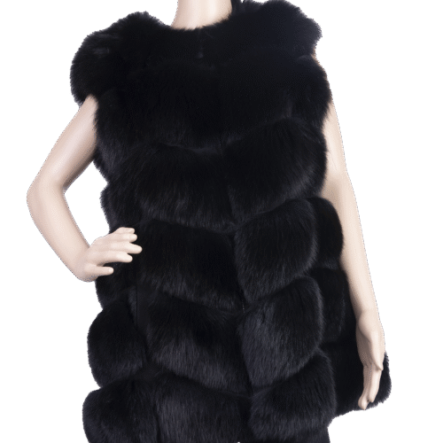 Black Chinchella Rex Vest (New)