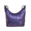 Purple Metallic Hobo Shoulder Bag