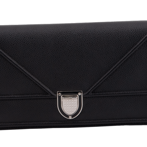 Black Diorama Leather Shoulder Bag
