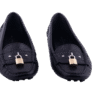 Black Leather Loafers (Size 38)