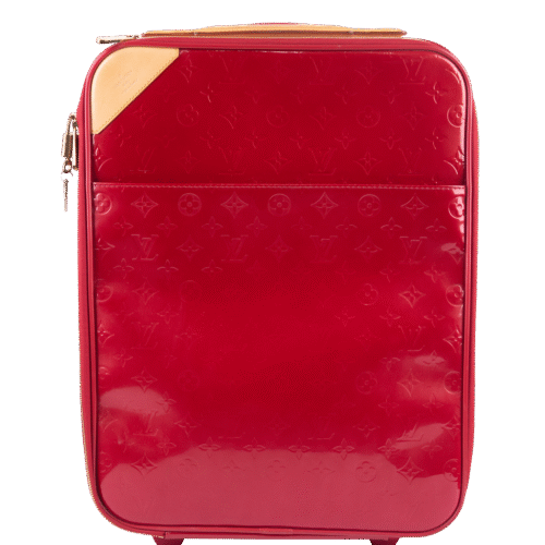 Red Luggage Pomme D'amour Vernis Carryon Bag