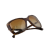 Brown Leopard Pearl Detail Sunglasses