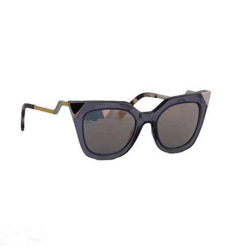 Black Winged X Gold Sunglasses