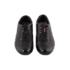 Black Sneakers with Patent Leather Detail