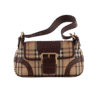 Beige Checkhouse Mini Shoulder Bag