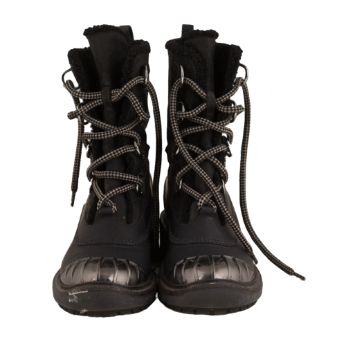 Black Combat Ankle Boots Booties