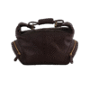 Black Leather Hobo Shoulder Bag