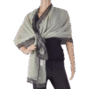 Green Silk Shawl Scarf