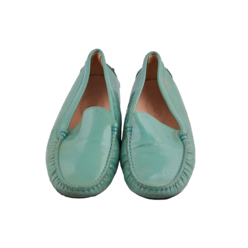 Green Leather Loafers