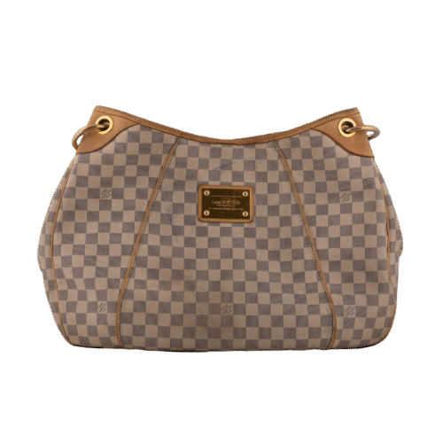White X Beige Galliera GM Damier Azure