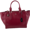 Burgundy Carryall Trapeze Tote Bag