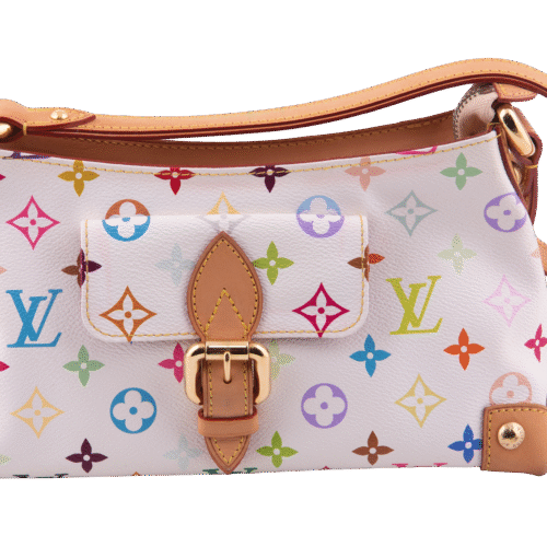 White Eliza Multicolor Bag