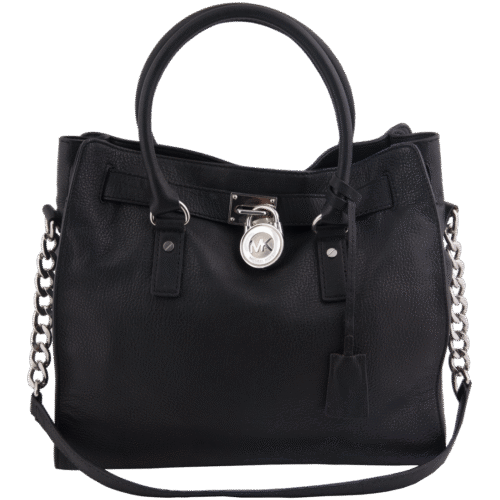 Black Hamilton ToteTop Handle Bag