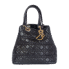 Black Lady Dior Soft Cannage Quilted Leather Shoulder Bag