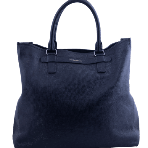 Black Leather Tote