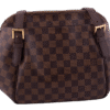Brown "Belem " Damier Ebene MM Shoulder Bag