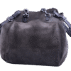 Grey Miss Pocket Suede Tote