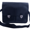 Black Porte Documents Jour Briefcase Messenger Bag