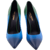 Multicolor Janis Chain Pointed-toe Pumps