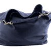 Black "Effie" Hobo Pebbled Leather