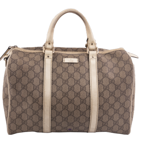 Beige Boston Joy GG Monogram Top Handle Bag