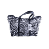 Zebra Black & White Canvas Oversized Tote /Beach Bag (New)