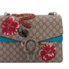 Beige Dionysus Ebroidered GG Supreme Shoulder Bag