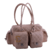 Beige Cambon Reporter Lambskin Leather Shoulder Bag