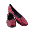 Burgundy Ballerina Flats Shoes