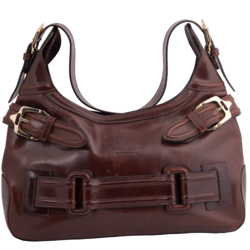 Leather Hobo Shoulder Bag