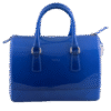 Blue Candy Medium Boston Bag