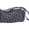 Dark Blue Oblique Pochette En Toile Shoulder Bag