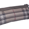 Silver/Beige Sliced Nova Check Top Handle Bag