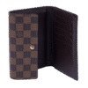 Brown Bi-fold Damier Ebene Wallet