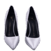 Silver Metallic High Heels Pumps