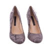 Grey Python Embossed - Pumps High Heels (Size 36.5)