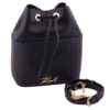 Black K-Signature - Quilted Bucket Bag