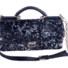 Black Miss Sicily Embellished Gold Bag (New)
