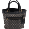 Black x Grey Mini-Lin Lucille Monogram Shoulder Bag
