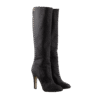 Black Leather Platform Boots