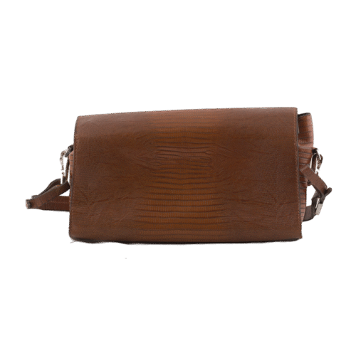 Brown Leather Mini Shoulder Bag